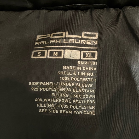 Polo Ralph Lauren Black and Neon Green Jacket - Picture 4 of 5